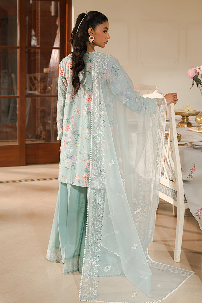 Cross Stitch | Eid Lawn 24 | PEARL FLORAL - Pakistani Designer Dress - by Cross Stitch | Type: Luxury - 100% Original at Saira Sultan