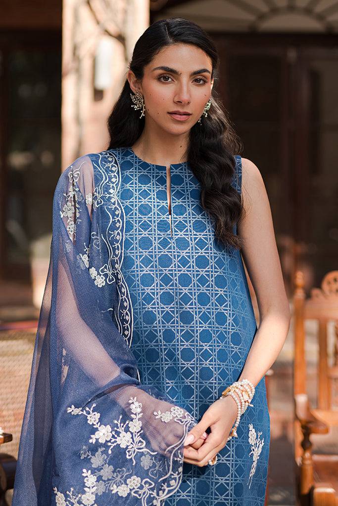 Cross Stitch | Eid Lawn 24 | ANTIQUE ROYAL - Pakistani Designer Dress - by Cross Stitch | Type: Luxury - 100% Original at Saira Sultan