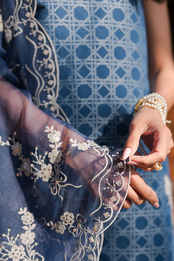 Cross Stitch | Eid Lawn 24 | ANTIQUE ROYAL - Pakistani Designer Dress - by Cross Stitch | Type: Luxury - 100% Original at Saira Sultan
