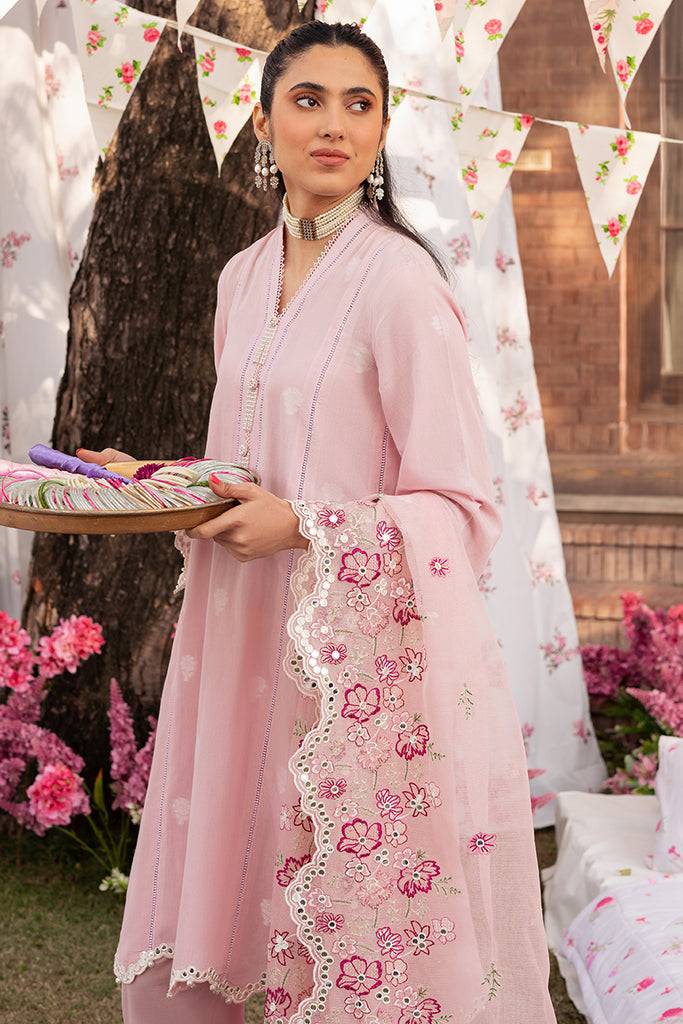 Cross Stitch | Eid Lawn 24 | CAMEO PINK - Pakistani Designer Dress - by Cross Stitch | Type: Luxury - 100% Original at Saira Sultan