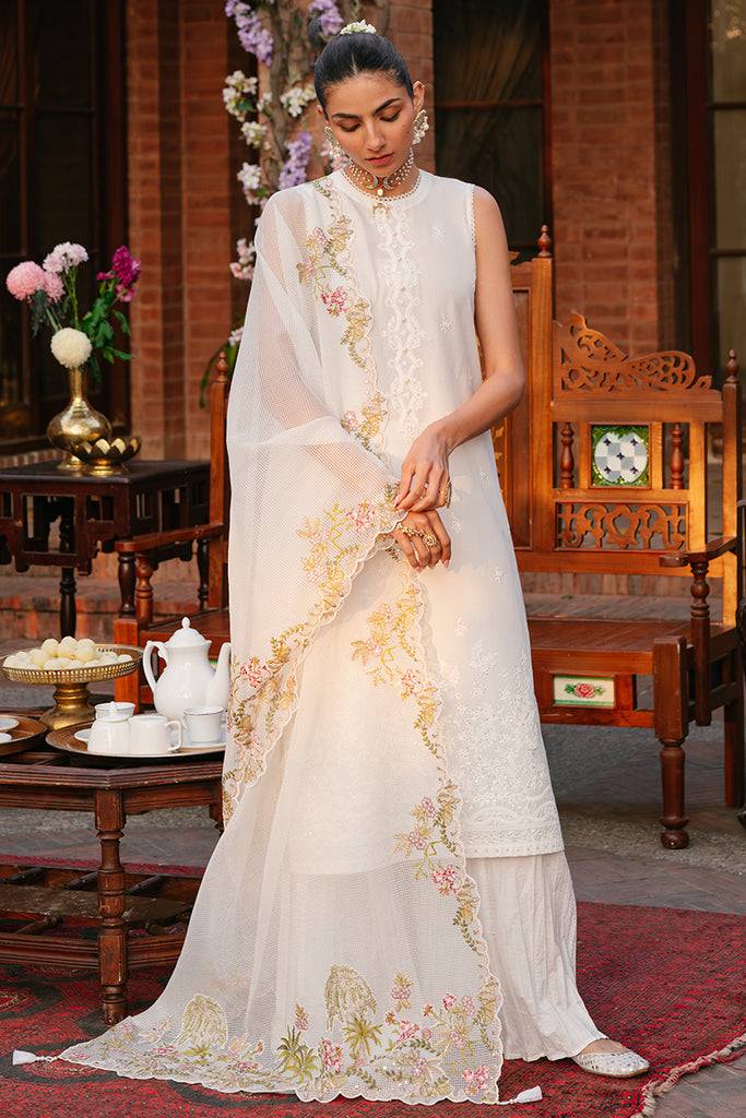 Cross Stitch | Eid Lawn 24 | SYLVAN FLARE - Pakistani Designer Dress - by Cross Stitch | Type: Luxury - 100% Original at Saira Sultan