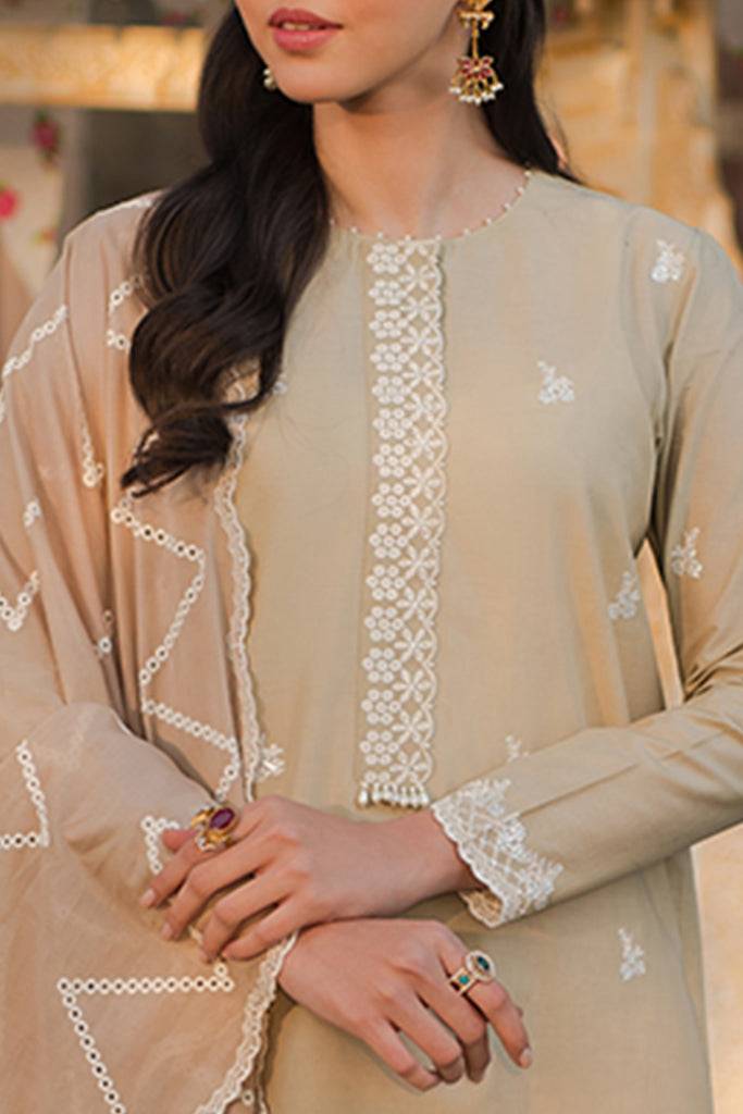 Cross Stitch | Eid Lawn 24 | PALE GREEN - Pakistani Designer Dress - by Cross Stitch | Type: Luxury - 100% Original at Saira Sultan