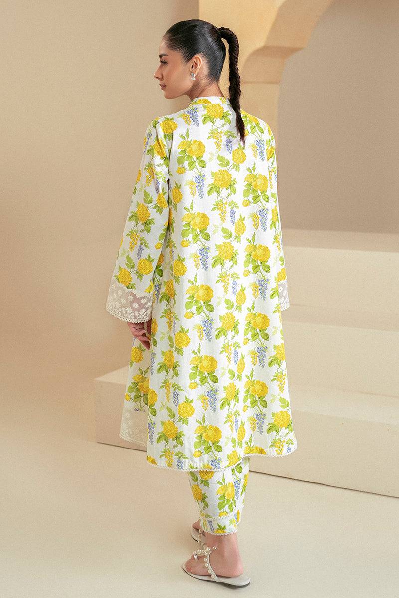 Cross Stitch | Daily Lawn 24 | SOFT HYDRANGEA-2 PIECE LAWN SUIT - Pakistani Designer Dress - by Cross Stitch | Type: Casuals - 100% Original at Saira Sultan