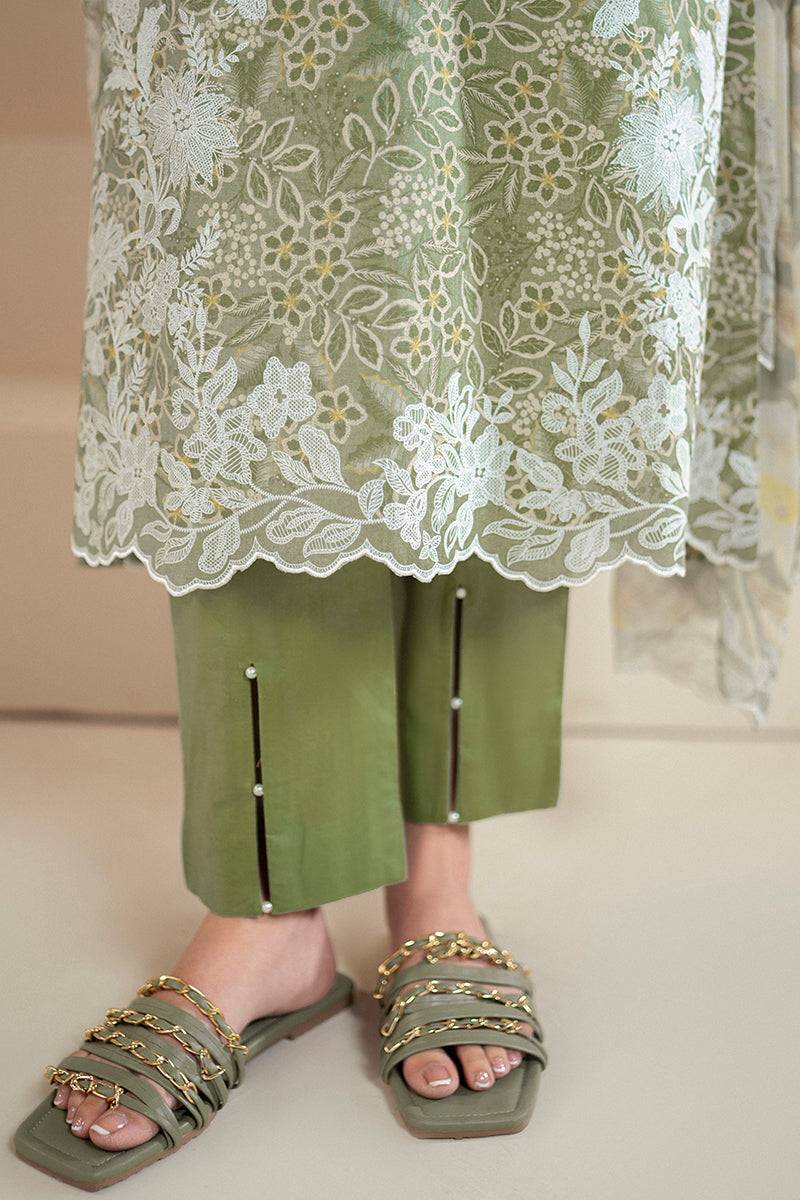 Cross Stitch | Daily Lawn 24 | SAGE BREEZE-3 PIECE LAWN SUIT - Pakistani Designer Dress - by Cross Stitch | Type: Casuals - 100% Original at Saira Sultan