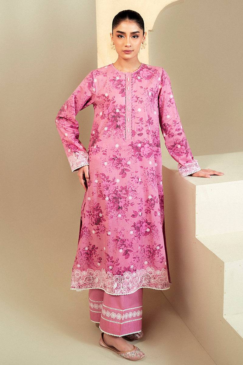 Cross Stitch | Daily Lawn 24 | MOON LIGHT-2 PIECE LAWN SUIT - Pakistani Designer Dress - by Cross Stitch | Type: Casuals - 100% Original at Saira Sultan