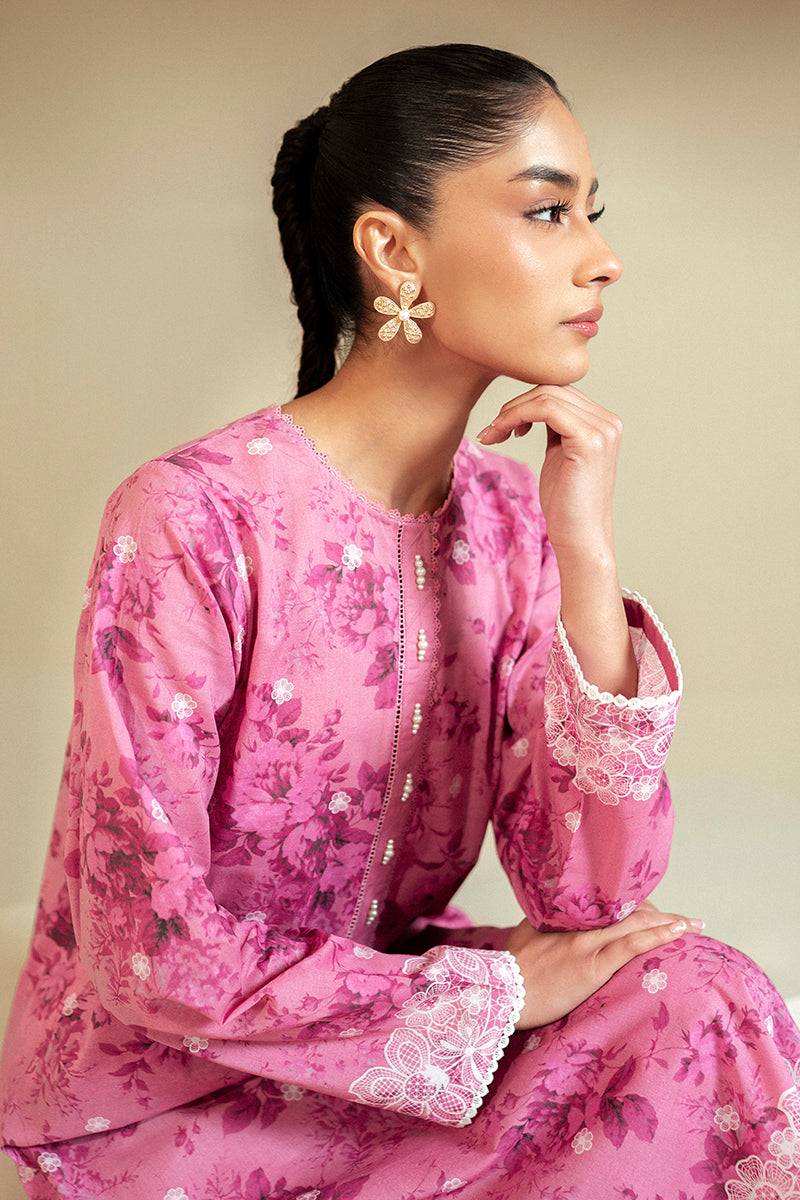 Cross Stitch | Daily Lawn 24 | MOON LIGHT-2 PIECE LAWN SUIT - Pakistani Designer Dress - by Cross Stitch | Type: Casuals - 100% Original at Saira Sultan