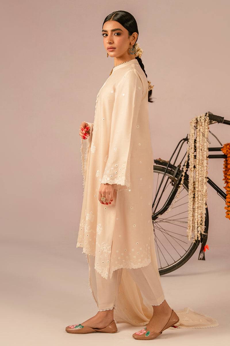 Cross Stitch | Mahiri Embroidered Collection 24 | BLUSH PINK - Pakistani Designer Dress - by Cross Stitch | Type: Luxury - 100% Original at Saira Sultan