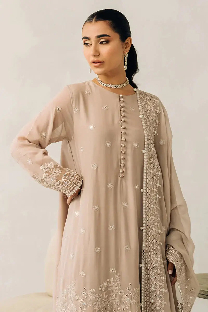 Cross Stitch | Luxe Atelier 24 | Maple Brown - Pakistani Designer Dress - by Cross Stitch | Type: Luxury - 100% Original at Saira Sultan