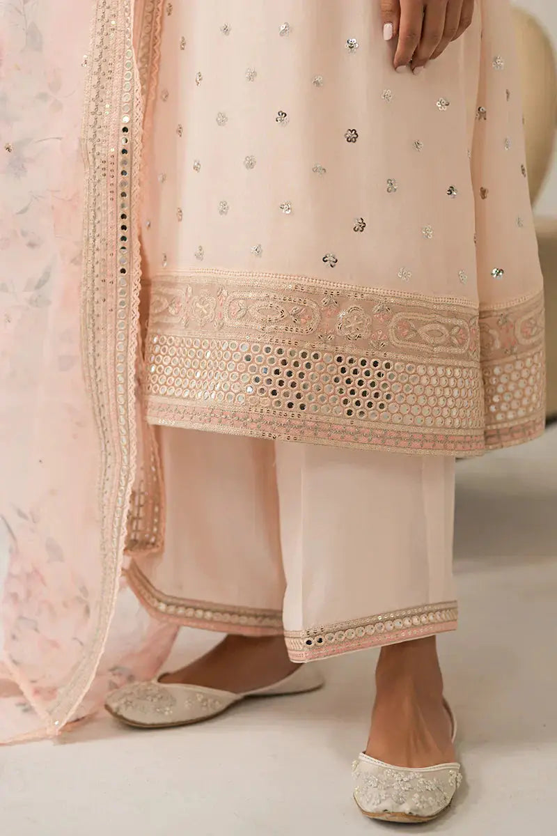 Cross Stitch | Luxe Atelier 24 | Pink Hue - Pakistani Designer Dress - by Cross Stitch | Type: Luxury - 100% Original at Saira Sultan