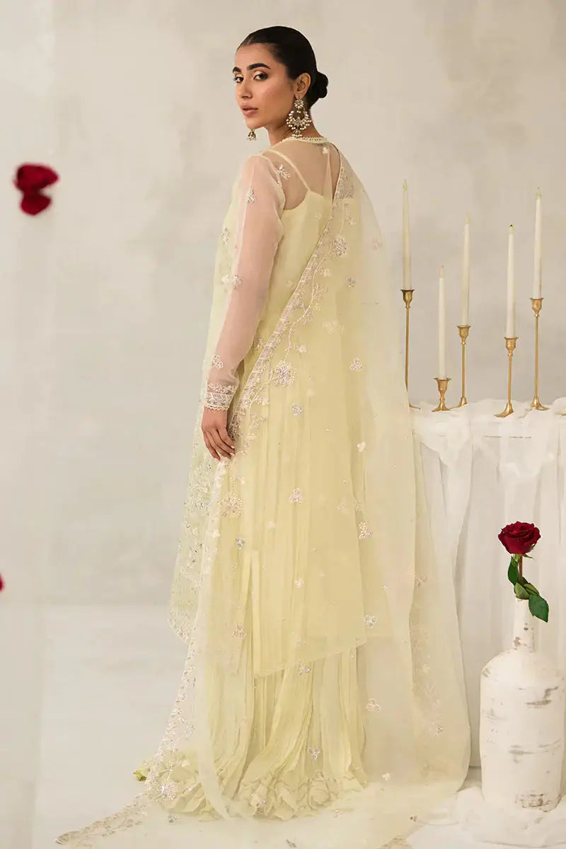 Cross Stitch | Luxe Atelier 24 | Pearl Mist - Pakistani Designer Dress - by Cross Stitch | Type: Luxury - 100% Original at Saira Sultan