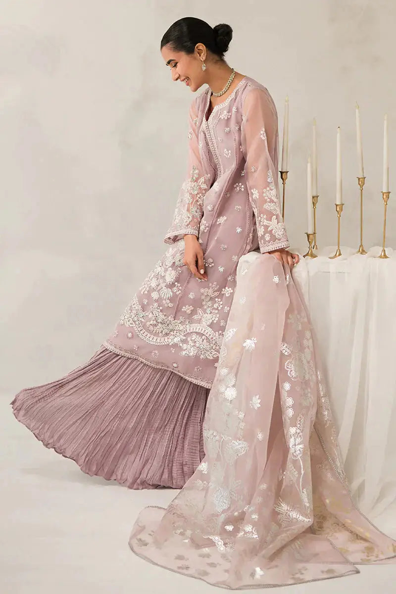 Cross Stitch | Luxe Atelier 24 | Mauve Somber - Pakistani Designer Dress - by Cross Stitch | Type: Luxury - 100% Original at Saira Sultan