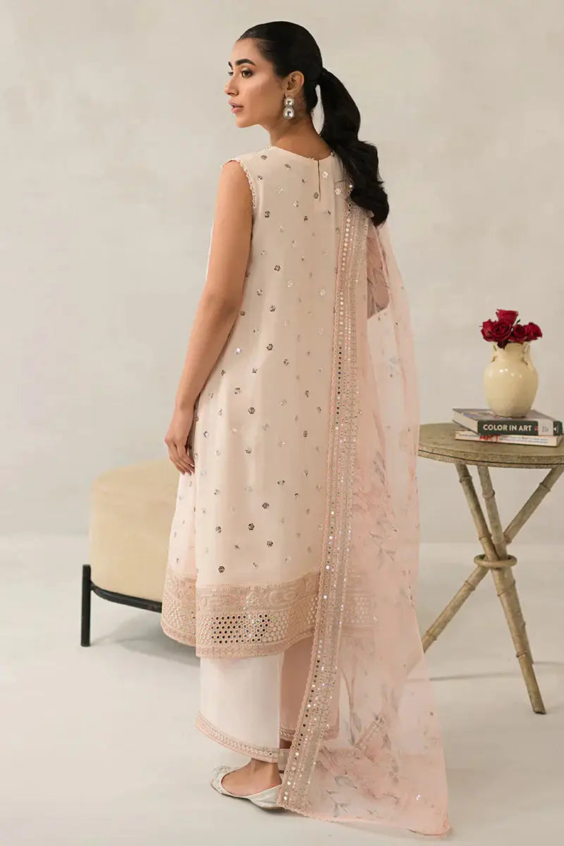 Cross Stitch | Luxe Atelier 24 | Pink Hue - Pakistani Designer Dress - by Cross Stitch | Type: Luxury - 100% Original at Saira Sultan