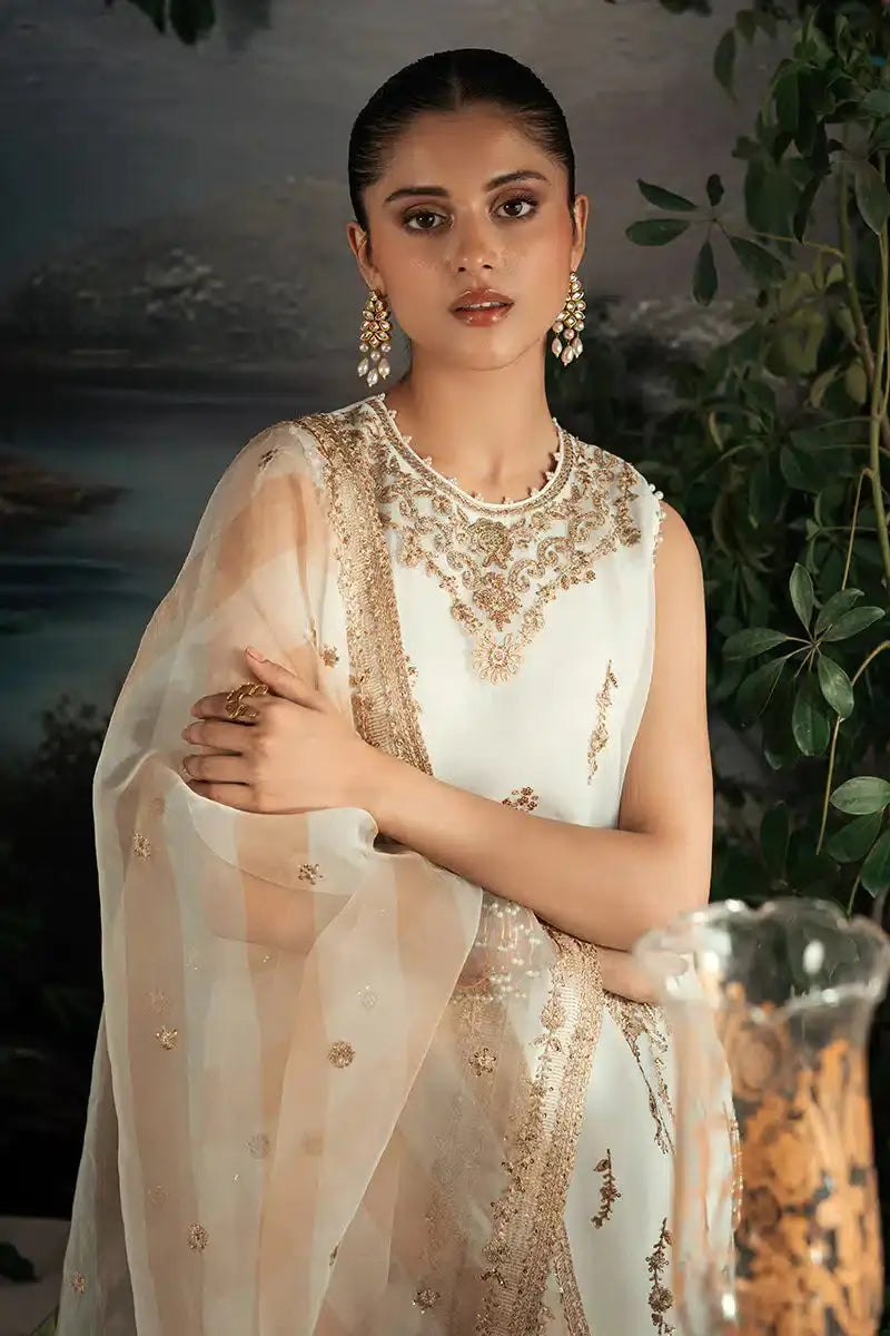 Cross Stitch | Luxe Atelier 23 | BLOOMING IRENE - Pakistani Designer Dress - by Cross Stitch | Type: Formal - 100% Original at Saira Sultan