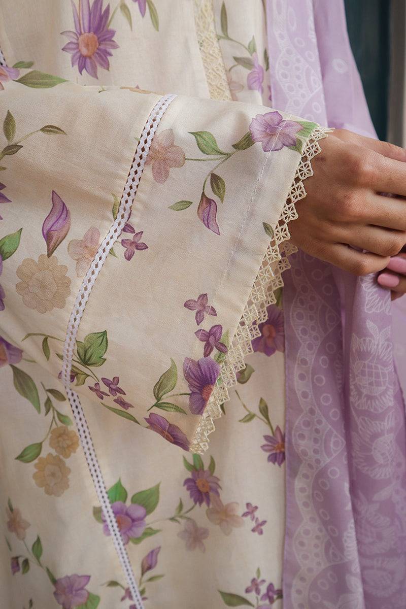 Cross Stitch | Printed Lawn | ROSEATE MUSE - Pakistani Designer Dress - by Cross Stitch | Type: Luxury - 100% Original at Saira Sultan