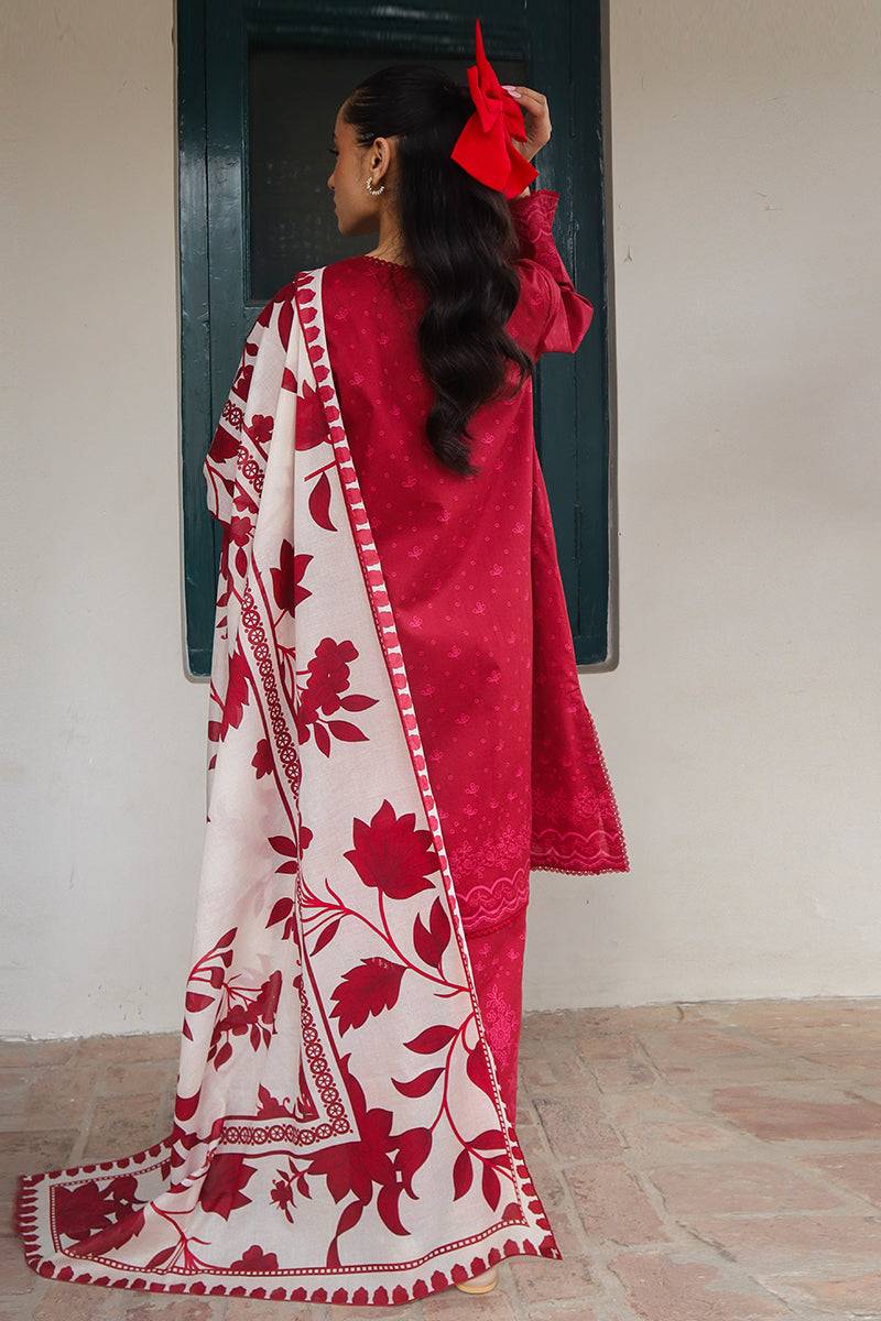 Cross Stitch | Printed Lawn | SCARLET SAGE - Pakistani Designer Dress - by Cross Stitch | Type: Luxury - 100% Original at Saira Sultan