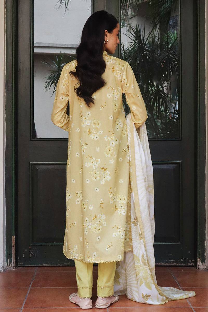 Cross Stitch | Printed Lawn | GARLAND MIST - Pakistani Designer Dress - by Cross Stitch | Type: Luxury - 100% Original at Saira Sultan