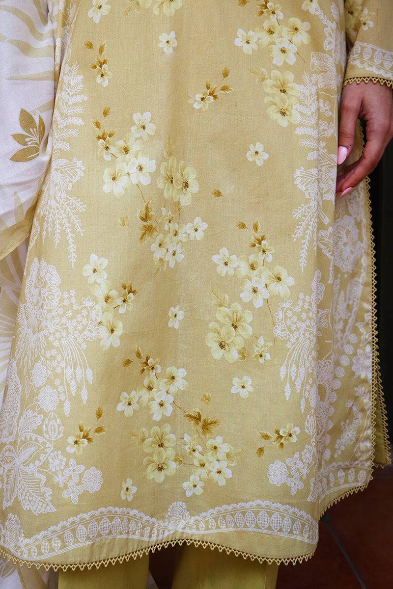 Cross Stitch | Printed Lawn | GARLAND MIST - Pakistani Designer Dress - by Cross Stitch | Type: Luxury - 100% Original at Saira Sultan
