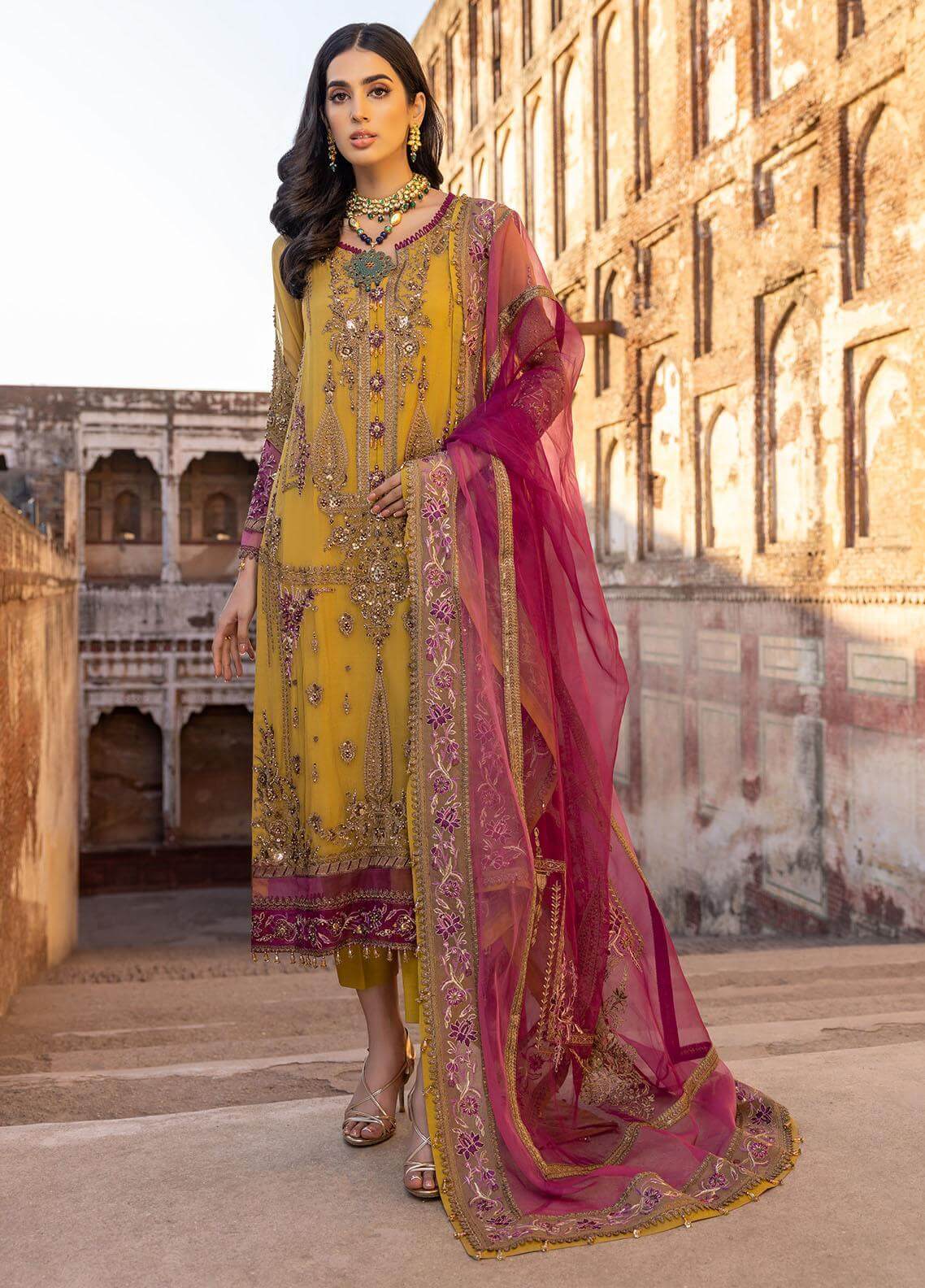 Charizma | Dastan e Jashan 23 | DJW-03 - Pakistani Designer Dress - by Charizma | Type: Formal - 100% Original at Saira Sultan