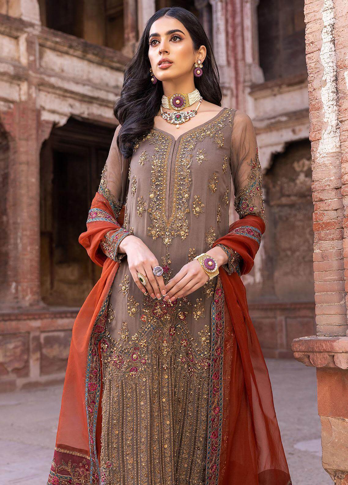 Charizma | Dastan e Jashan 23 | DJW-08 - Pakistani Designer Dress - by Charizma | Type: Formal - 100% Original at Saira Sultan