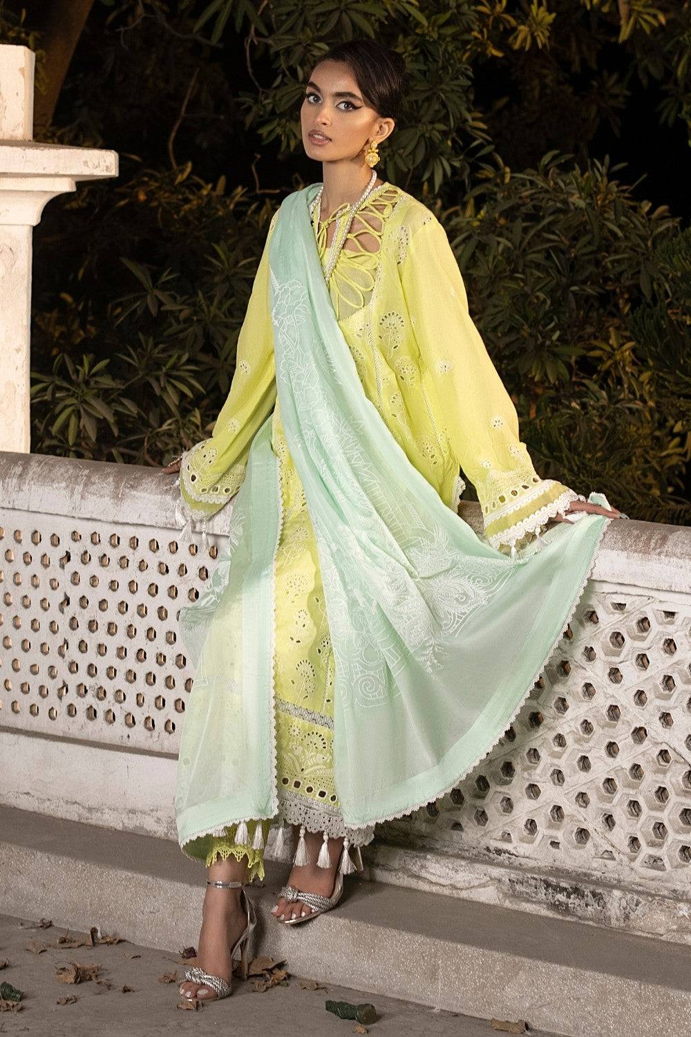 Ittehad | Embroidered Lawn | I-17 - Pakistani Designer Dress - by Ittehad | Type: Luxury - 100% Original at Saira Sultan