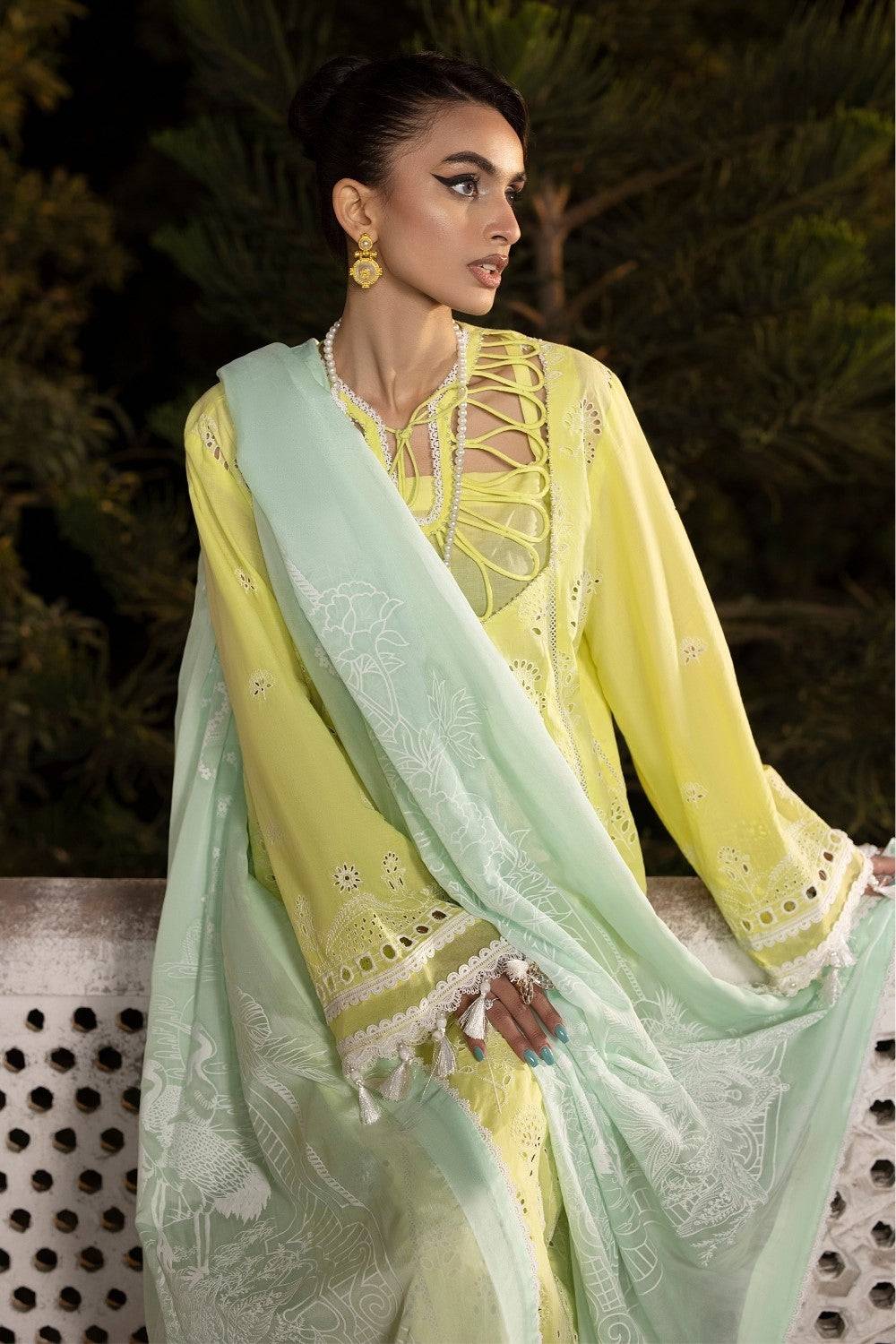 Ittehad | Embroidered Lawn | I-17 - Pakistani Designer Dress - by Ittehad | Type: Luxury - 100% Original at Saira Sultan