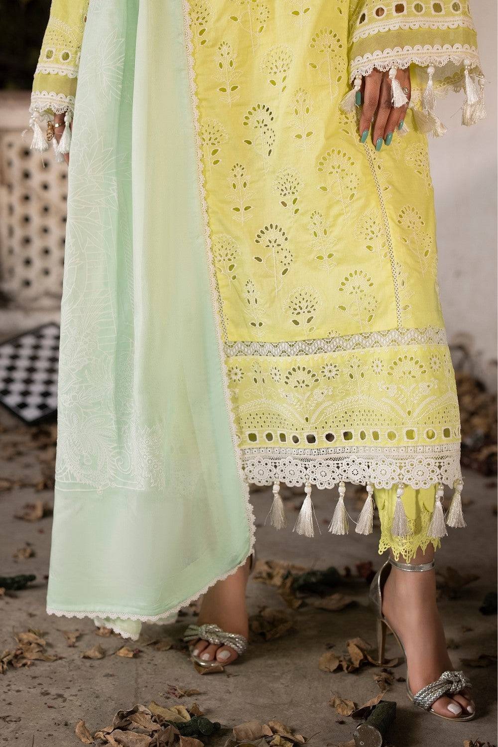 Ittehad | Embroidered Lawn | I-17 - Pakistani Designer Dress - by Ittehad | Type: Luxury - 100% Original at Saira Sultan