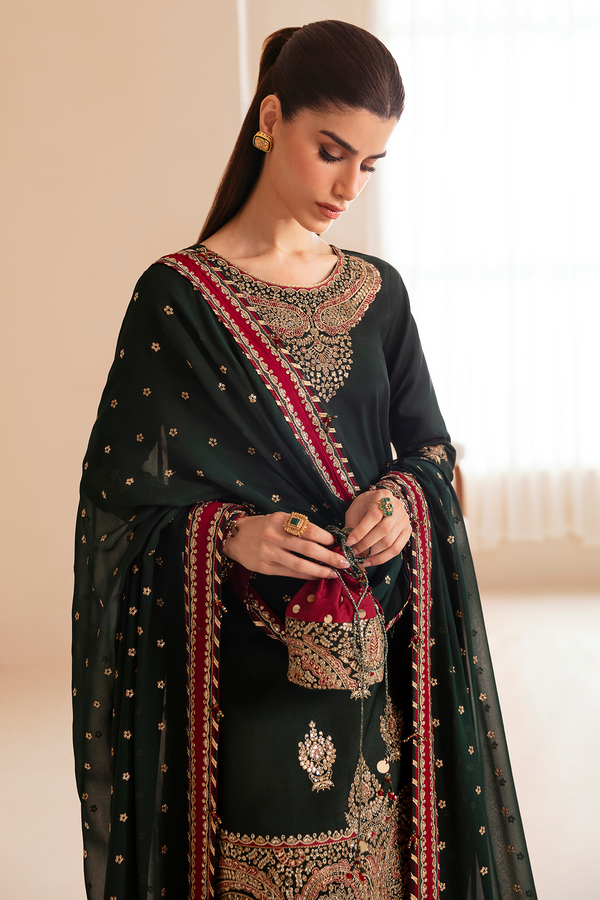 Jazmin | Formals Collection | Raw Silk UR-7036 - Pakistani Designer Dress - by Jazmin | Type: Formal - 100% Original at Saira Sultan