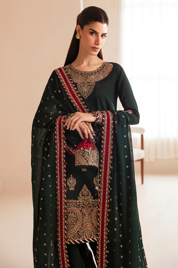 Jazmin | Formals Collection | Raw Silk UR-7036 - Pakistani Designer Dress - by Jazmin | Type: Formal - 100% Original at Saira Sultan