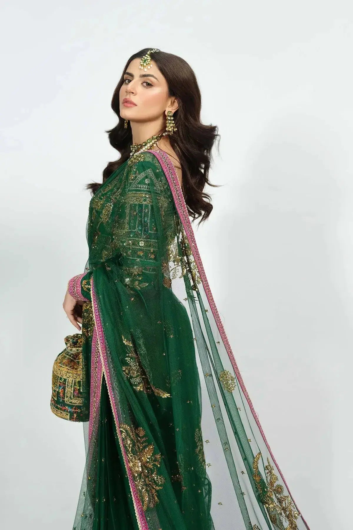 Fahad Hussayn | National Sport Casbah | Dholak - Pakistani Designer Dress - by Fahad Hussayn | Type: Bridal - 100% Original at Saira Sultan