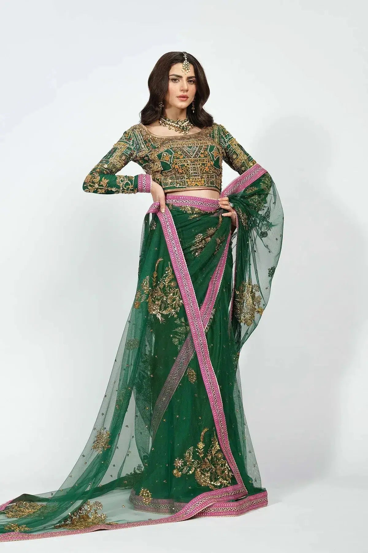 Fahad Hussayn | National Sport Casbah | Dholak - Pakistani Designer Dress - by Fahad Hussayn | Type: Bridal - 100% Original at Saira Sultan