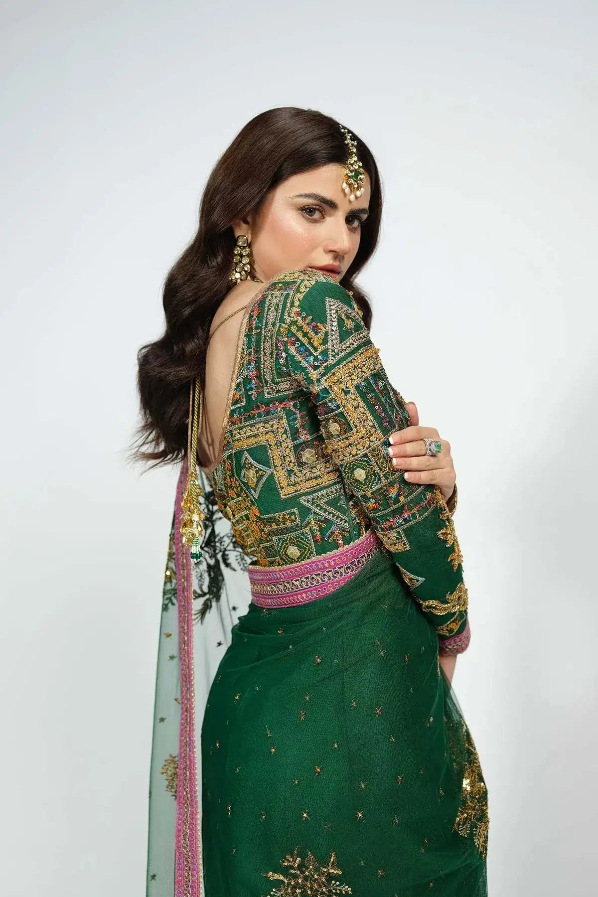 Fahad Hussayn | National Sport Casbah | Dholak - Pakistani Designer Dress - by Fahad Hussayn | Type: Bridal - 100% Original at Saira Sultan