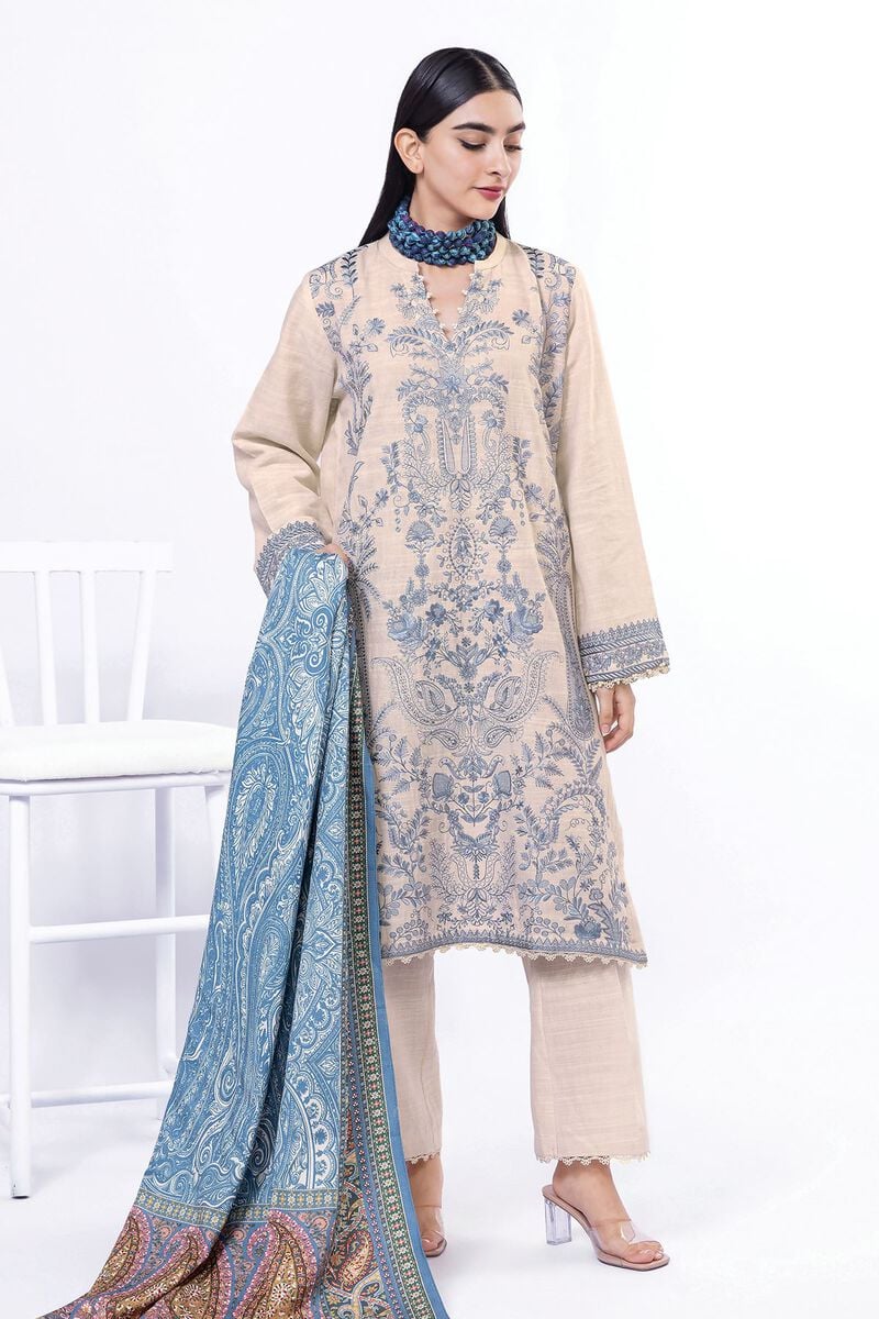 Khaadi | My Winter Mood | DK20M XS Light Skin Khaddar
