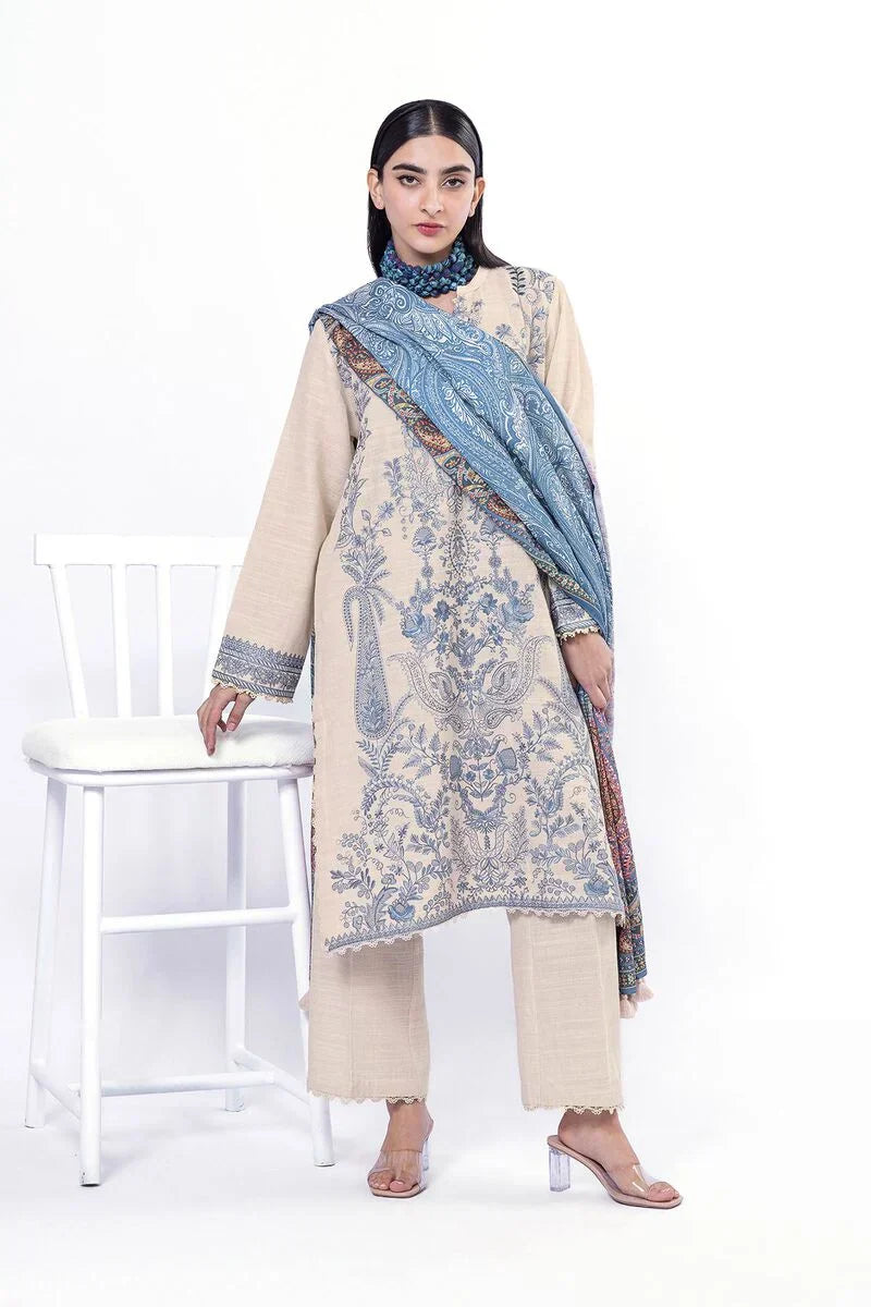 Khaadi | My Winter Mood | DK20M L Light Skin Khaddar