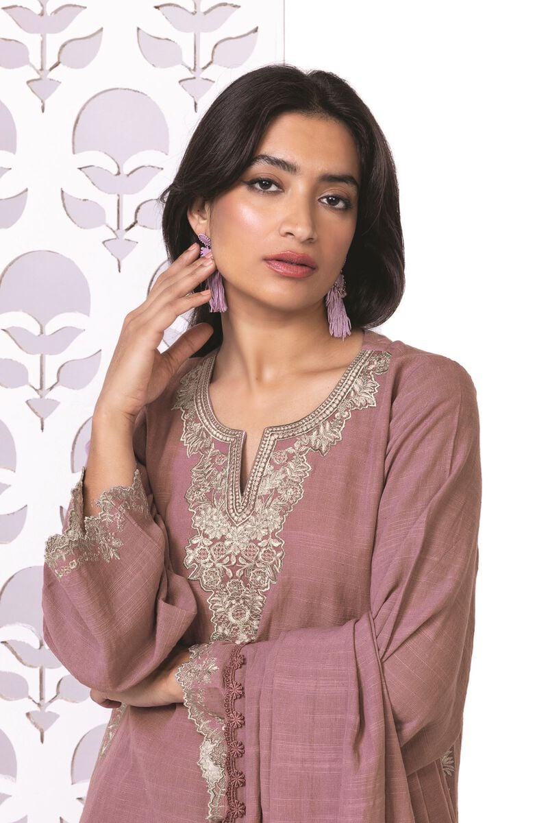 Khaadi | My Winter Mood | DKN07 M Dusty Pink Khaddar