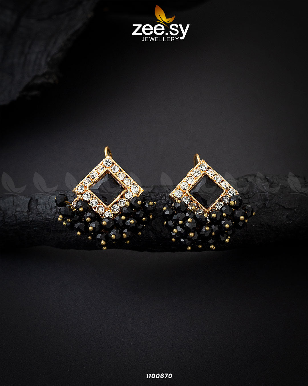 Earrings-0343 Black