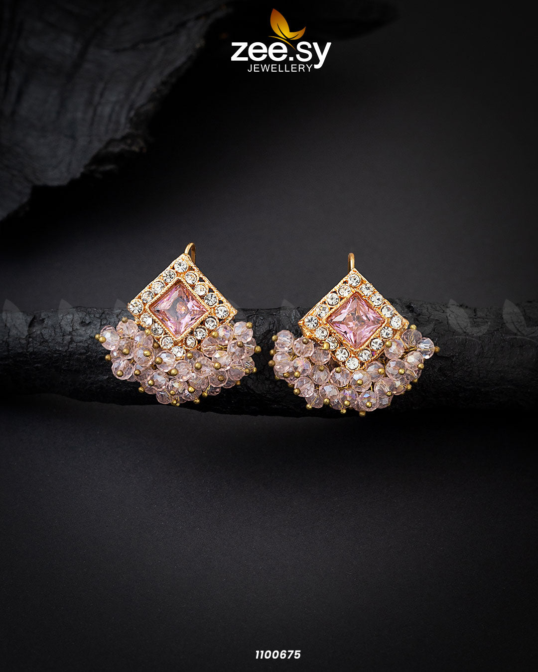 Earrings-0343 Pink