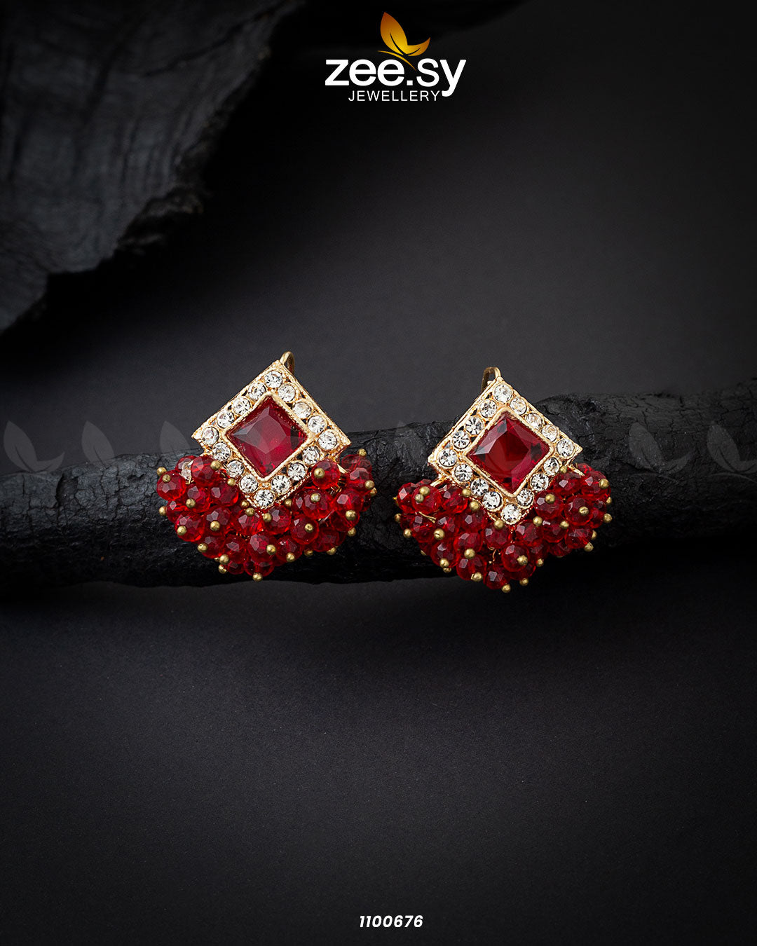 Earrings-0343 Red