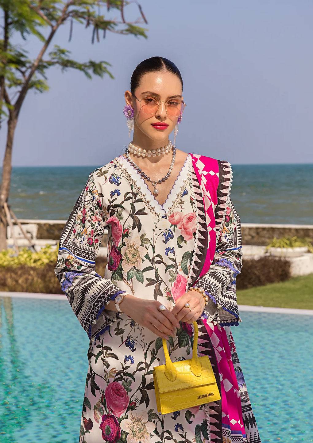 Elaf Premium | Prints Collection 2024 | EOP-06A AMARI MUSE - Pakistani Designer Dress - by Elaf Premium | Type: Formal - 100% Original at Saira Sultan