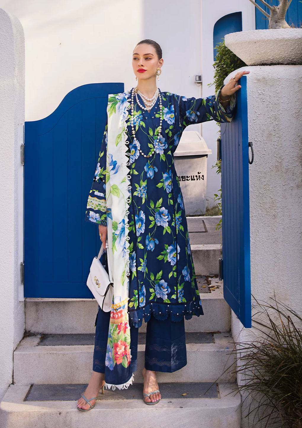 Elaf Premium | Prints Collection 2024 | EOP-05B RUNE MAVIS - Pakistani Designer Dress - by Elaf Premium | Type: Formal - 100% Original at Saira Sultan