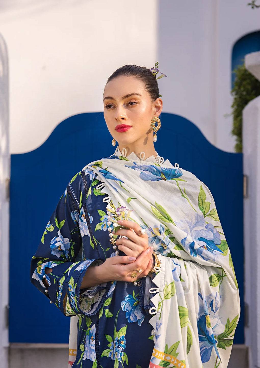 Elaf Premium | Prints Collection 2024 | EOP-05B RUNE MAVIS - Pakistani Designer Dress - by Elaf Premium | Type: Formal - 100% Original at Saira Sultan