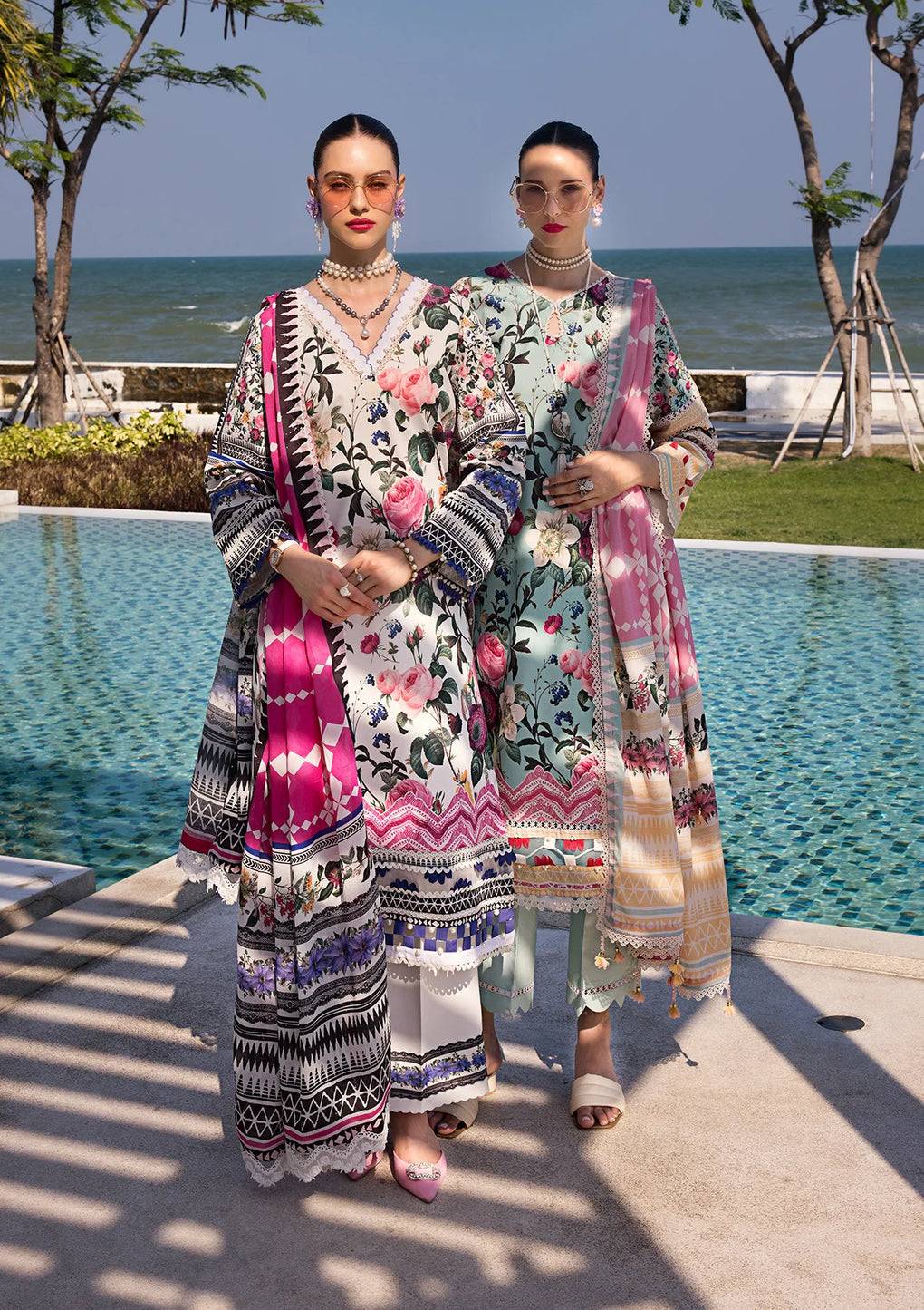 Elaf Premium | Prints Collection 2024 | EOP-06A AMARI MUSE - Pakistani Designer Dress - by Elaf Premium | Type: Formal - 100% Original at Saira Sultan