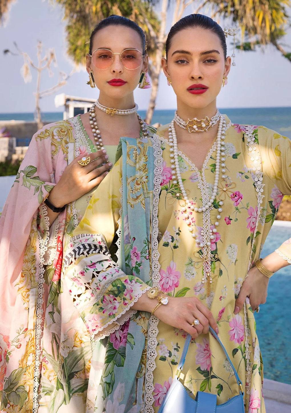 Elaf Premium | Prints Collection 2024 | EOP-02B HUAHIN CHIC - Pakistani Designer Dress - by Elaf Premium | Type: Formal - 100% Original at Saira Sultan
