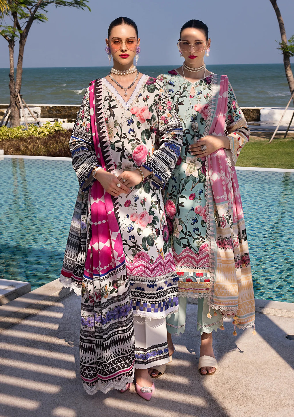 Elaf Premium | Prints Collection 2024 | EOP-06B FREYA - Pakistani Designer Dress - by Elaf Premium | Type: Formal - 100% Original at Saira Sultan