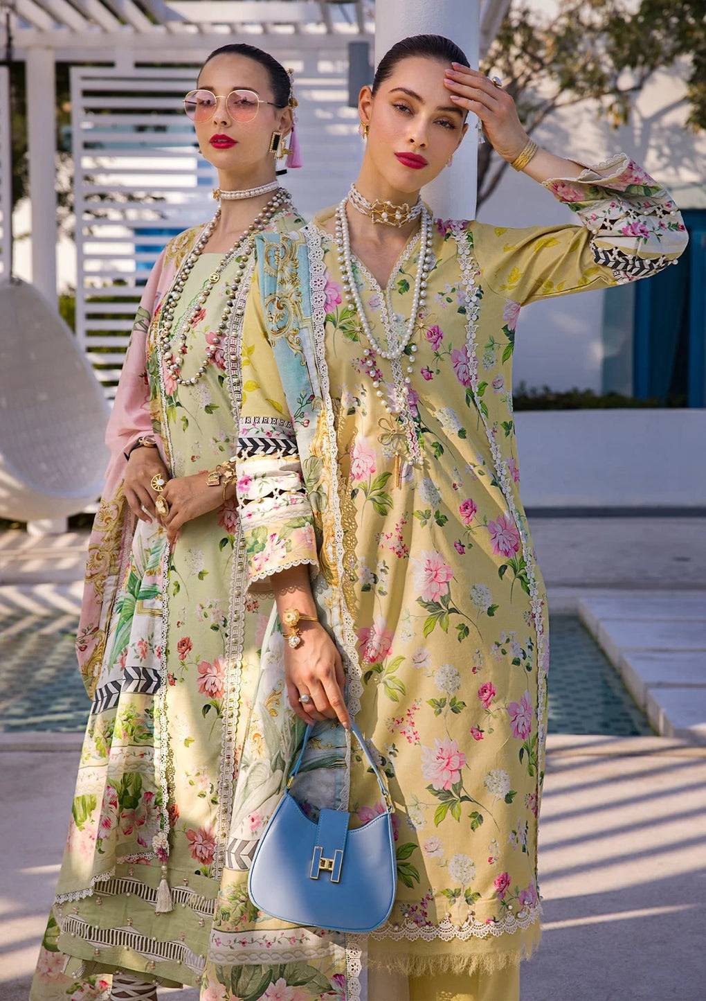 Elaf Premium | Prints Collection 2024 | EOP-02B HUAHIN CHIC - Pakistani Designer Dress - by Elaf Premium | Type: Formal - 100% Original at Saira Sultan