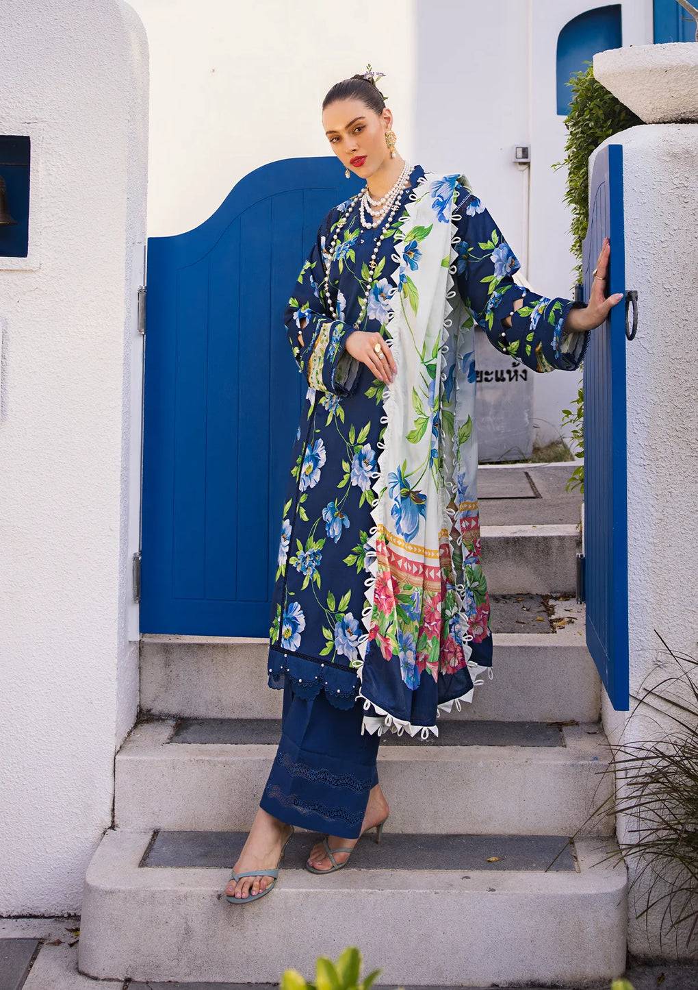 Elaf Premium | Prints Collection 2024 | EOP-05B RUNE MAVIS - Pakistani Designer Dress - by Elaf Premium | Type: Formal - 100% Original at Saira Sultan