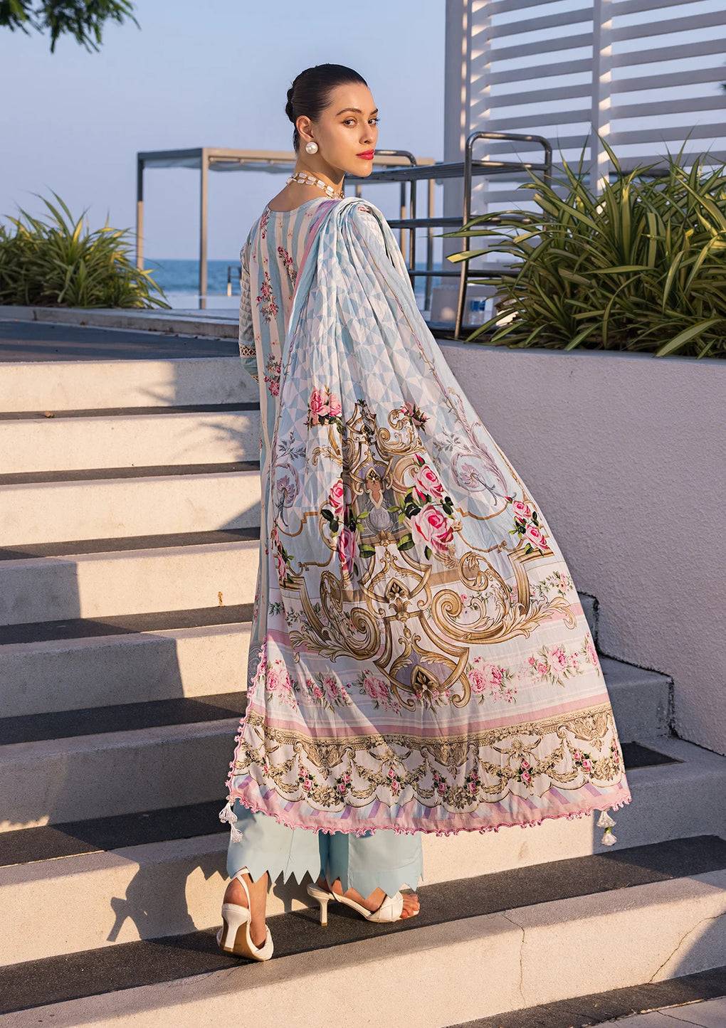 Elaf Premium | Prints Collection 2024 | EOP-04B MARLENE - Pakistani Designer Dress - by Elaf Premium | Type: Formal - 100% Original at Saira Sultan