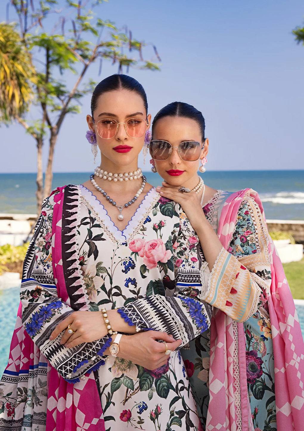Elaf Premium | Prints Collection 2024 | EOP-06A AMARI MUSE - Pakistani Designer Dress - by Elaf Premium | Type: Formal - 100% Original at Saira Sultan