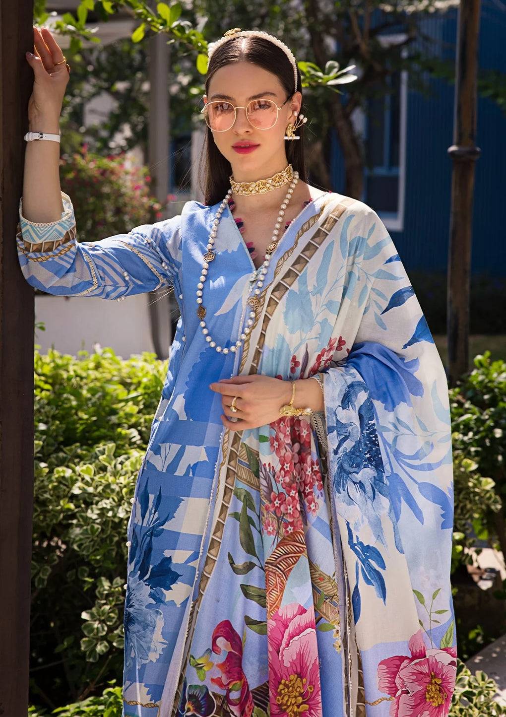 Elaf Premium | Prints Collection 2024 | EOP-01B DARIS - Pakistani Designer Dress - by Elaf Premium | Type: Formal - 100% Original at Saira Sultan