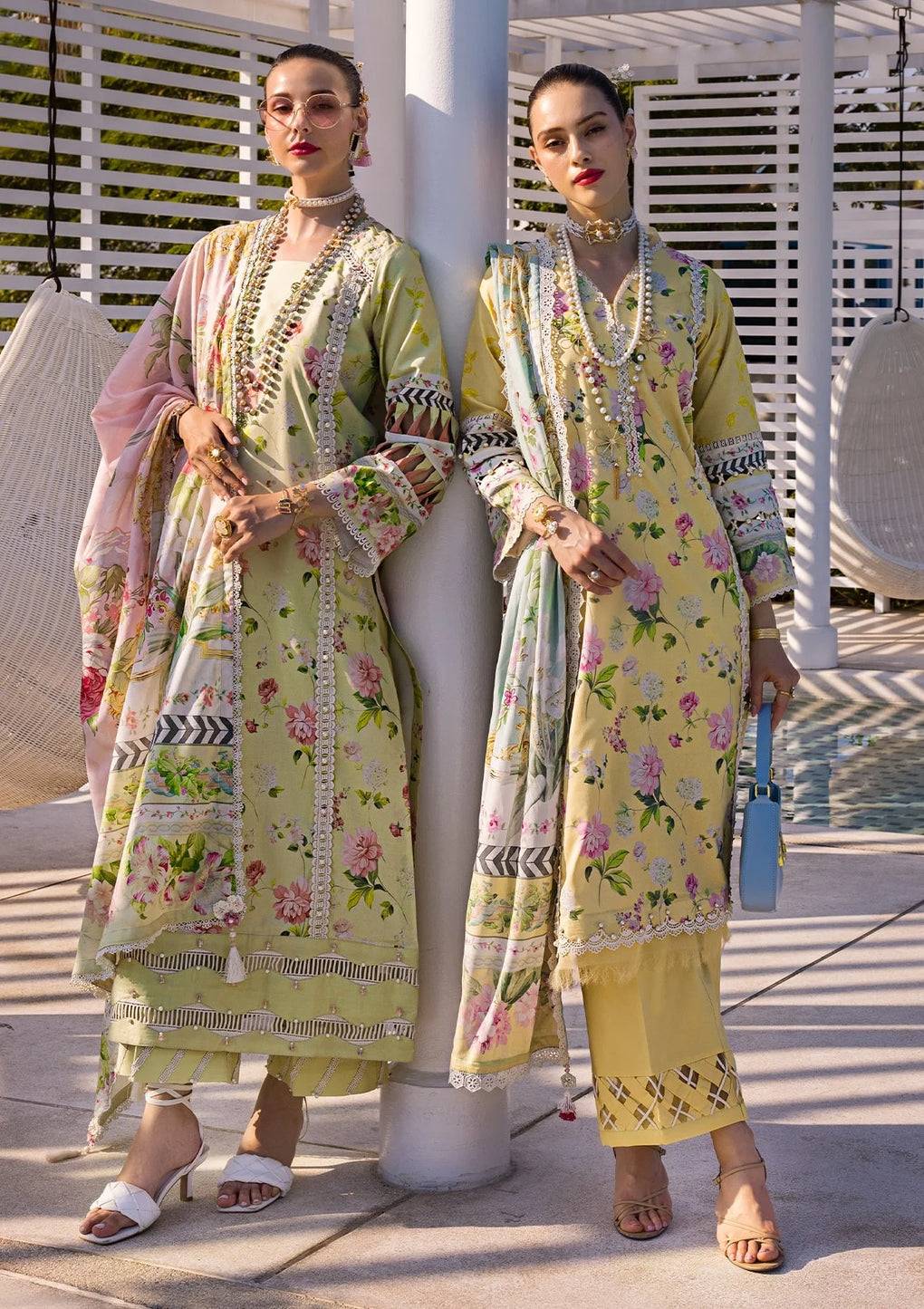 Elaf Premium | Prints Collection 2024 | EOP-02B HUAHIN CHIC - Pakistani Designer Dress - by Elaf Premium | Type: Formal - 100% Original at Saira Sultan