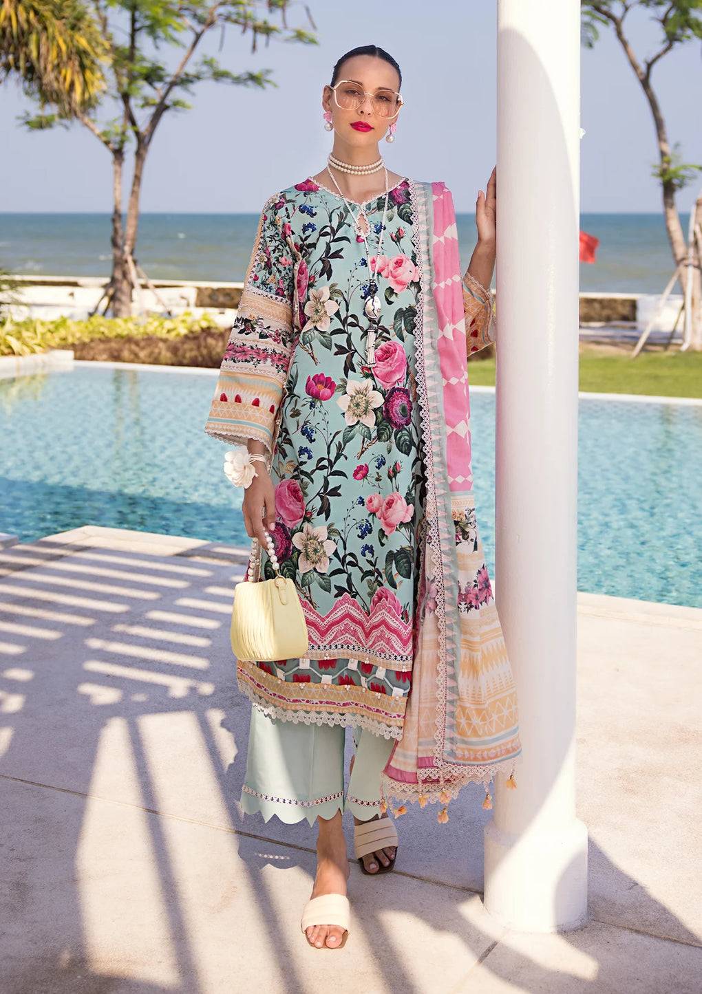 Elaf Premium | Prints Collection 2024 | EOP-06B FREYA - Pakistani Designer Dress - by Elaf Premium | Type: Formal - 100% Original at Saira Sultan